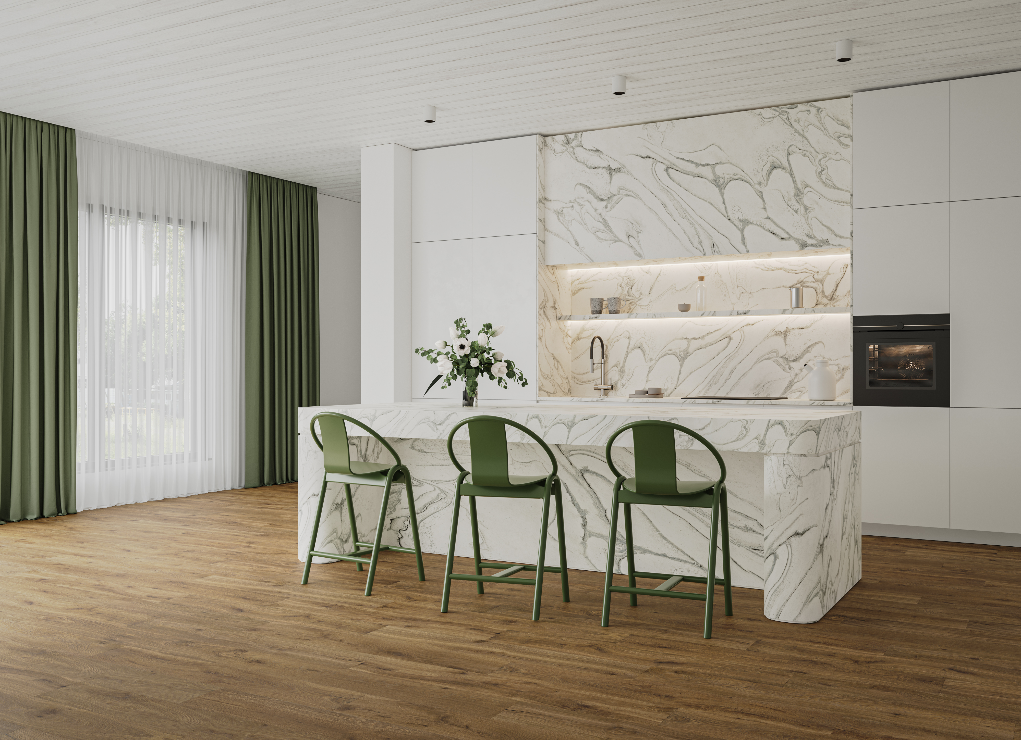 Scene 35 Antique oak honey 80003968