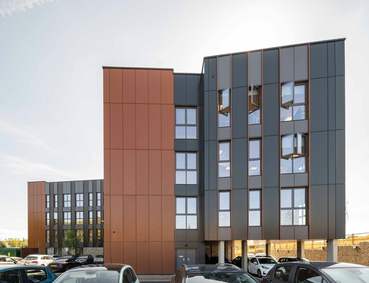Anvil Cladding Maidstone Innovation Centre | Anvil Metal Cladding | Taylor Maxwell