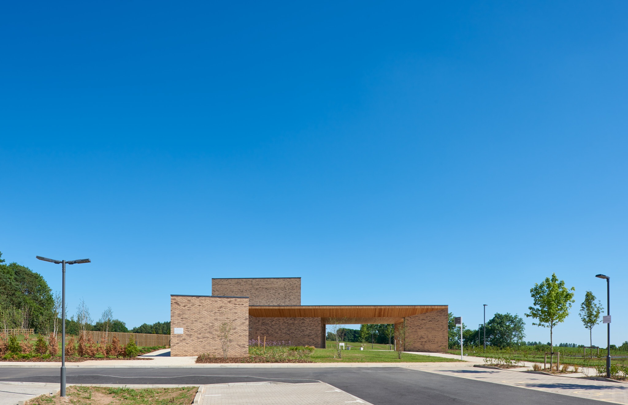Lea Fields Crematorium - facing brick