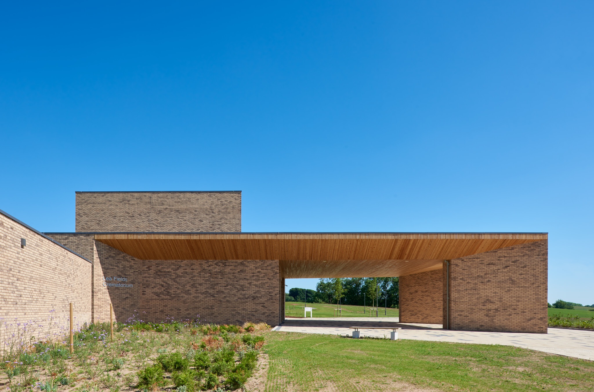 Lea Fields Crematorium - facing brick