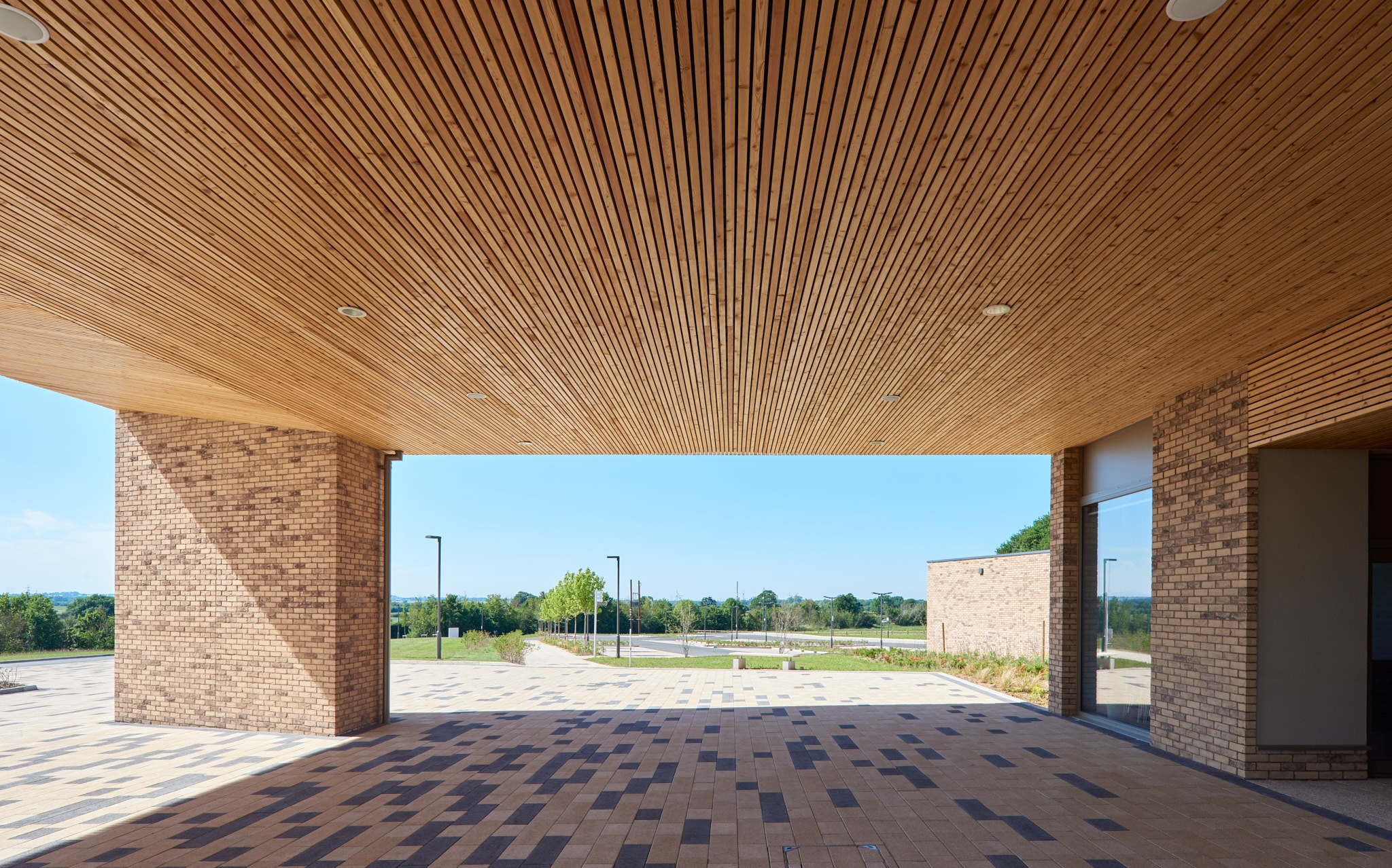 Lea Fields Crematorium - facing brick