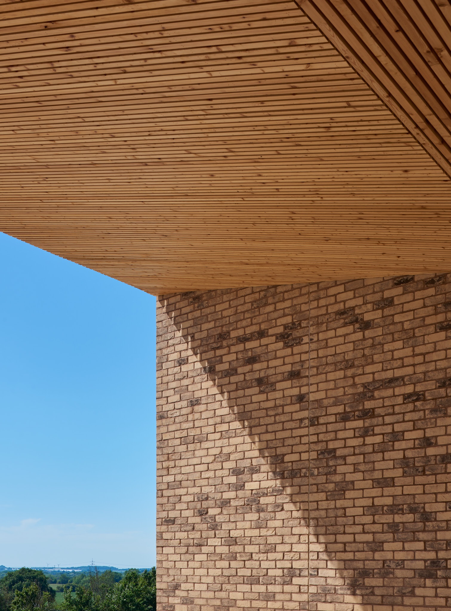 Lea Fields Crematorium - facing brick