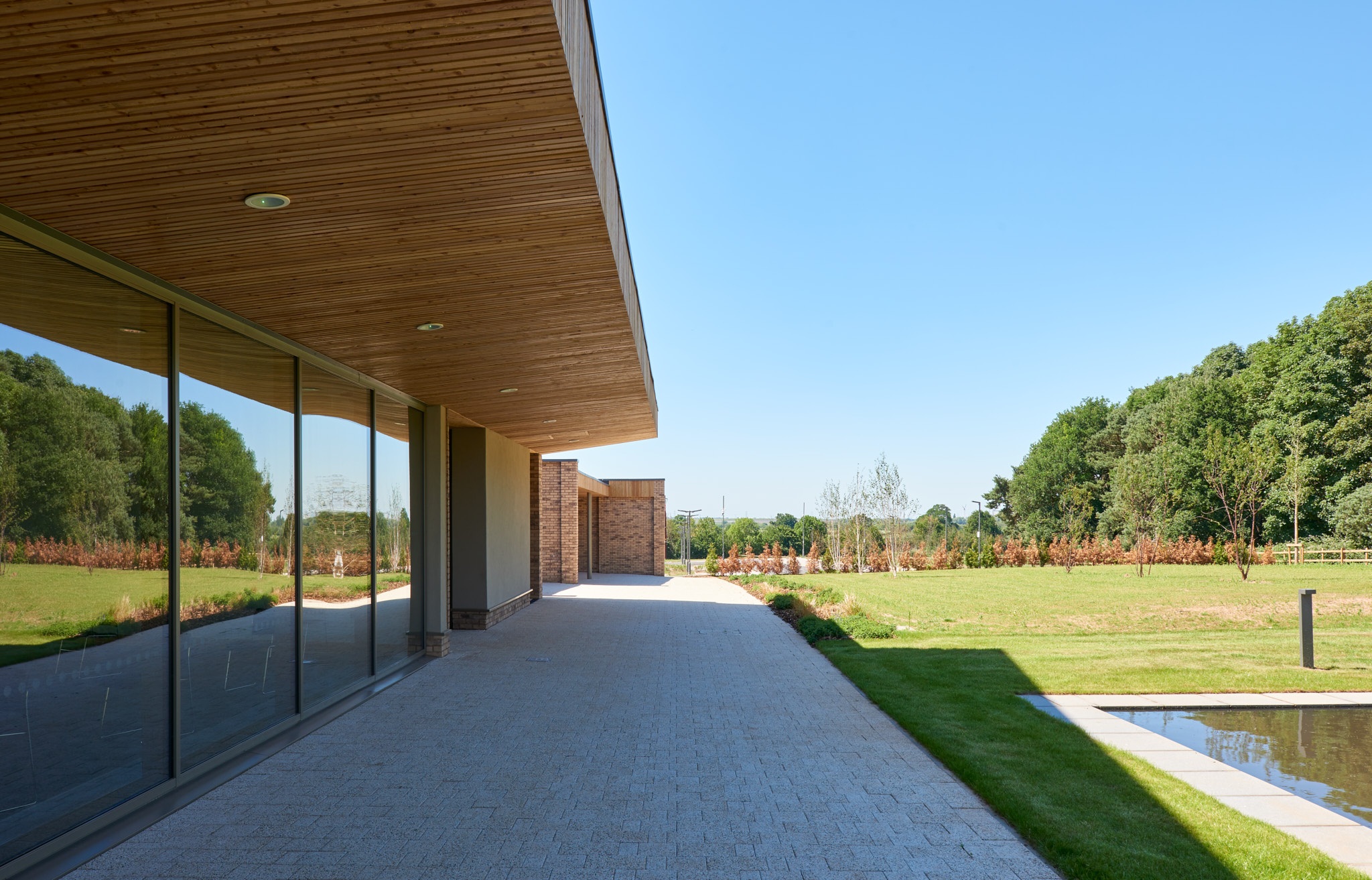 Lea Fields Crematorium - facing brick