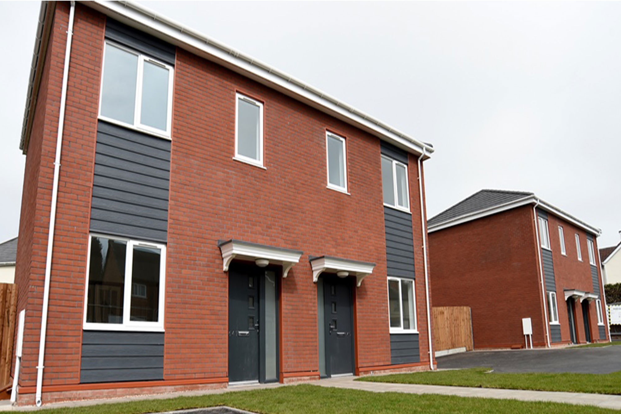 Brick Clad Flat Pack Homes Hero